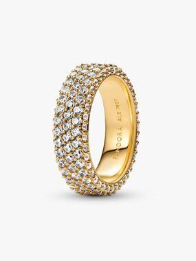Pandora Timeless Pav�� Triple-row Ring